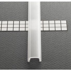   TM-takaró profil  LED profilhoz Pen8 rápattintható transzparens 4100mm