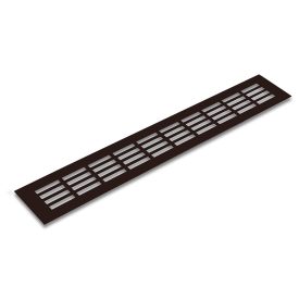 Szellőző rács 60/400mm barna mat