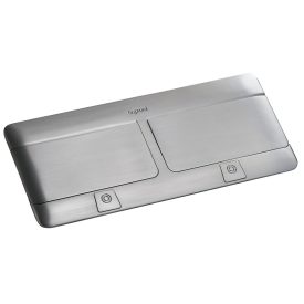   LEGRAND Pop-up box nemesacél matt 8 modul (2x4) + alkatrész csomag 654003