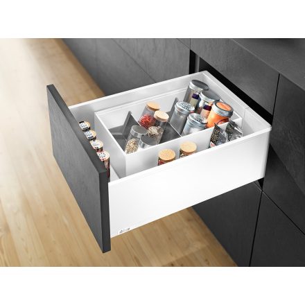 K-BLUM Legrabox C Pure 550 mm/70 kg, Blumotion/TOB, fehér SW-M, csavar