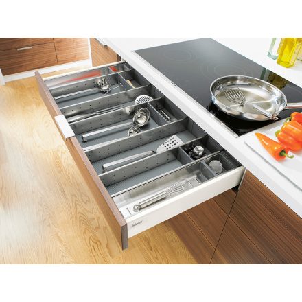 K-BLUM Antaro M 600 mm/30 kg, Blumotion/TOB, fehér SW, csavar