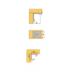 STRONG kapocs LED-hez profil Belcore