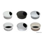 BACHMANN 930.303 LOOP ROUND kábelkivezető 80 mm, fehér RAL 9016