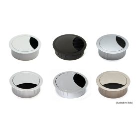   BACHMANN 930.303 LOOP ROUND kábelkivezető 80 mm, fehér RAL 9016