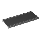 SEVROLL  04355 takaró profil Elegant II 3m fekete szálcsiszolt