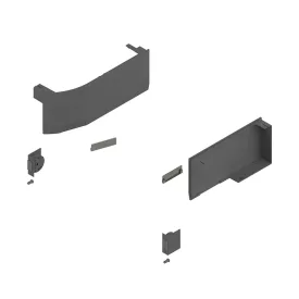   BLUM 23K8000 Aventos HK Top takaró sapkák - SD-val, sötét szürke