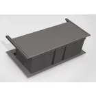 GOLLINUCCI Rögzített fedél Sorter 9XL System-hez 1000 mm, szürke