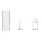 IF ütközés csillapító ajtókhoz ragasztható 13x4mm (40db)