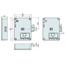 LEHMANN Elektronikus zár M410 RFID 13.56Mhz Mifare, leolvasó A02