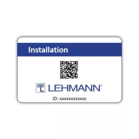   LEHMANN telepitési kártya Mifare elektronikus zár Lehmann M400, M410 a M610