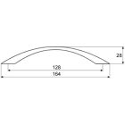 TULIP fogantyú Anita 128 matt króm + csavarok