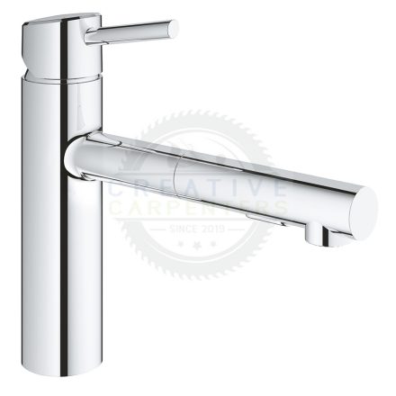 GROHE Csaptelep konyhába Concetto kihúzható zuhany króm 30273001