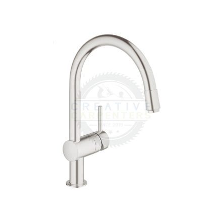 GROHE 32918DC0 Csaptelep konyhába Minta kihúzható levegőztető supersteel