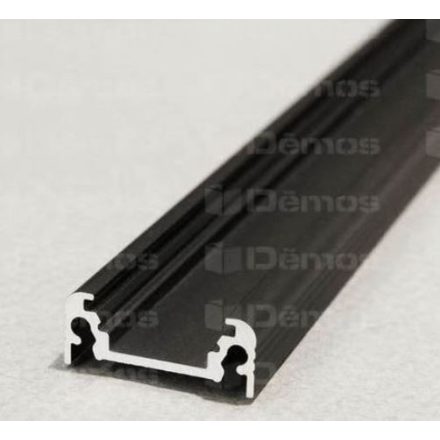 StrongLumio LED profil Surface 10, fekete, 4m