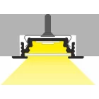 StrongLumio LED profil Groove 10 fehér alu 4050mm
