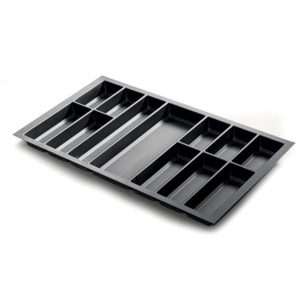 Evőeszköztartó Classico Kristall softTouch 90 (822 x 474 mm) fekete