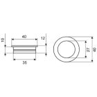 TULIP Fogantyú Kaniva 40 nikkel matt