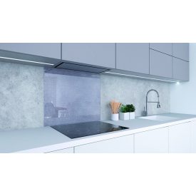 Hátfal tűzhelyhez 600x700 csiszolt alumín