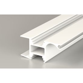 TM-profil Lucera rápattintható alu fehér lakk 4000mm