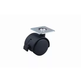 StrongCastors Kerék 50 mm lemez fék fekete