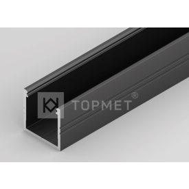 StrongLumio LED profil Smart16, fekete, 2m