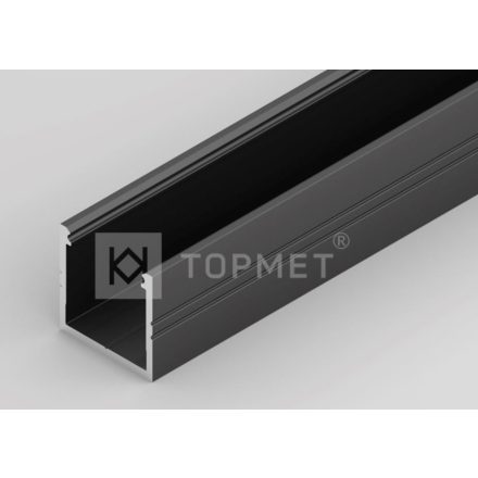 StrongLumio LED profil Smart16, fekete, 2m