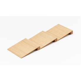   KES 009168 LiniQ ferde fűszertartó 137x472 világos tölgyfa