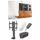 Televíziós emelés elektromos, 1000 típusú, 860 - 1860 mm, fekete