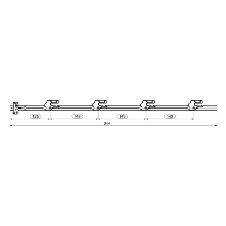 LEHMANN Rud SVS3 +V rajz 18-2419-020 hossza 644mm