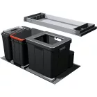 FRANKE Sorter 350-90 Composta 1x40l+1x22l+1x5,5l+zadní koš