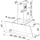 FRANKE Odsavač FPJ 925 V BK/SS nerez/sklo černá