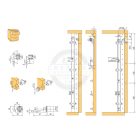 K-BLUM Cabloxx 600 mm/2 szürkésfehér