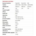 TL-LED szalag meleg fehér 4,8W 24V