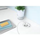 BACHMANN 938.102 dugaszoló aljzat LOOP IN fehér