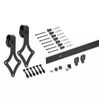 K-StrongLine Barnio Square 3m-es csillapítás nélkül, 30-40mm fekete matt