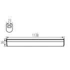 SK - lámpa Mera LED 20W semleges fehér 1138mm