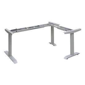   STRONG Elektromosan állítható lábazat sarok megoldáshoz, ezüst RAL9006 matt
