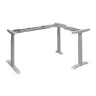 STRONG Elektromosan állítható lábazat sarok megoldáshoz, ezüst RAL9006 matt