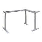 STRONG Elektromosan állítható lábazat sarok megoldáshoz, ezüst RAL9006 matt