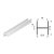 SEVROLL 04929 összekötő profil Simple/Blue H21 3m (RL:18mm) fényes fehér