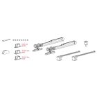 TERNO Vetro 40 vasalat szett üvegajtóra 120kg csillapító