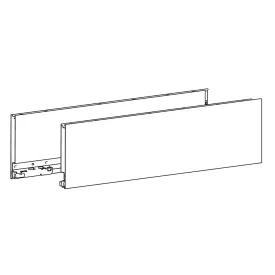 HETTICH 9255028 AvanTech You oldalfal 139/300 ezüst B