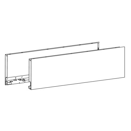 HETTICH 9255056 AvanTech You oldalfal 187/550 ezüst B