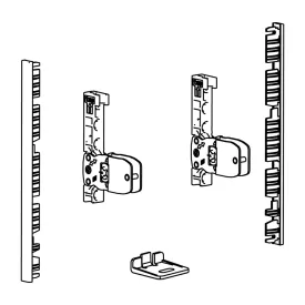   HETTICH 9257612  AvanTech You front  fejléc belső fiók oldala+fejléc 139 ezüst