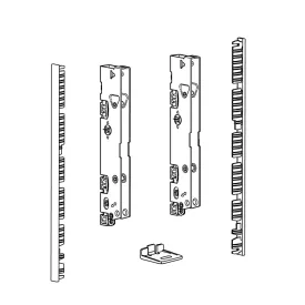   HETTICH 9257623 AvanTech You front  fejléc belső fiók oldala+fejléc 187 ezüst