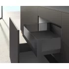 HETTICH 9257665 AvanTech You front belső fiókhoz üveggel 187/2000 antracit