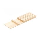 KES 009169 LiniQ oldalsó evőeszköztartó 137x472 világos tölgy