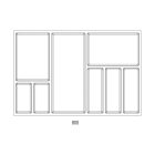 Evőeszköztartó SKY 500/80 (722 x 474 mm) antracit