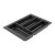 Evőeszköz tartó Classico Kristall softTouch (322 x 424 mm) fekete