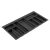 Evőeszköztartó Classico Kristall softTouch 90 (822x424mm) fekete